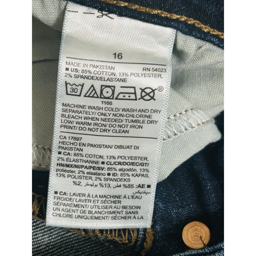 Old Navy Rockstar Super Skinny Jeans Womens Size 16 Dark Denim Jeans Stretch - Picture 11 of 11